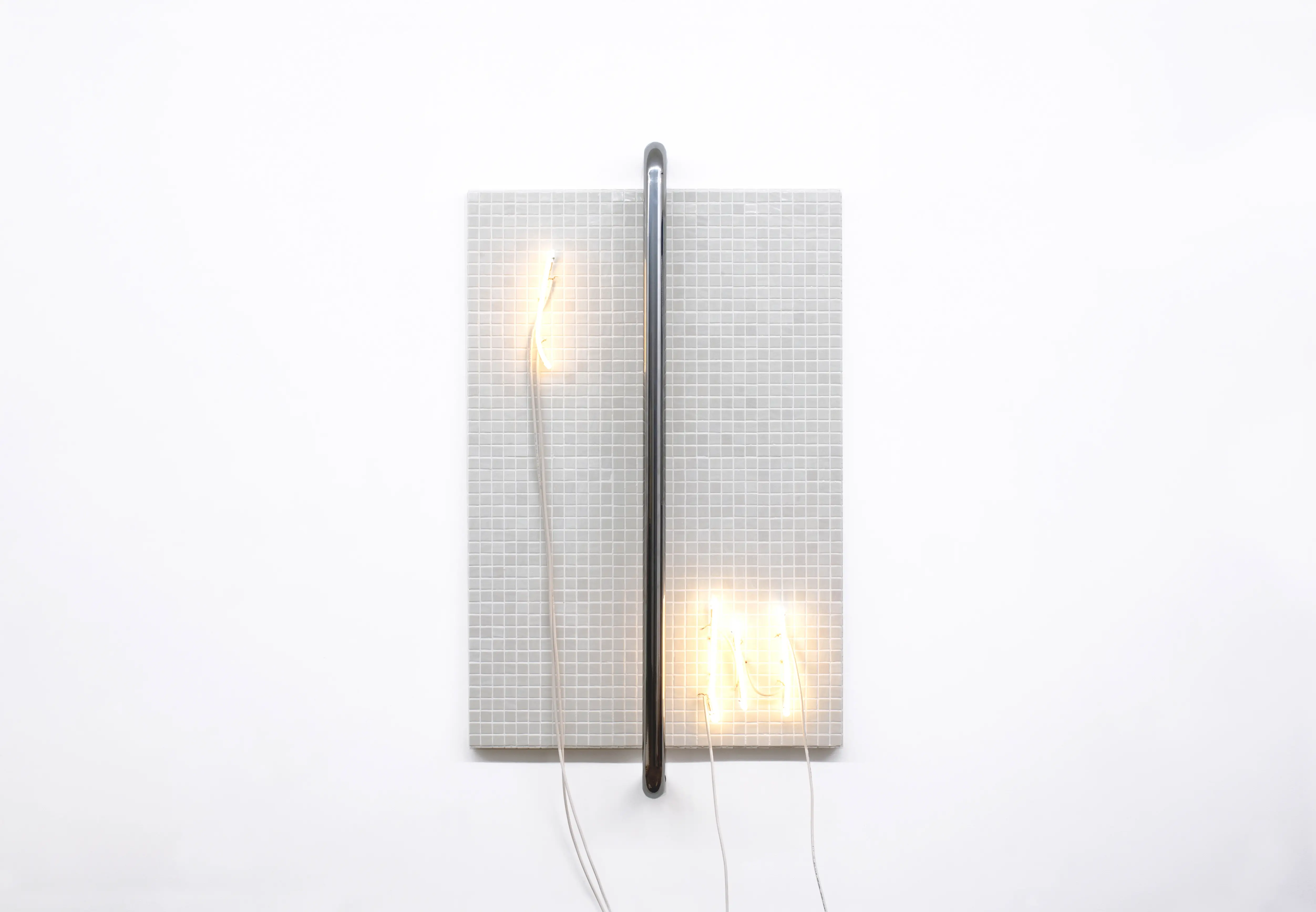 Untitled (Power to Will), 2021, 100x100x10cm.