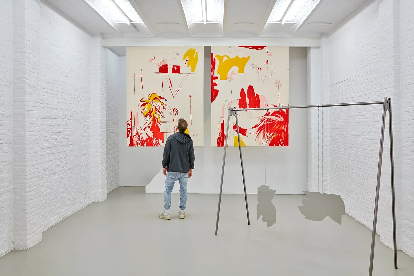 Documentation from the solo show Monroe Springs at Base-Alpha Gallery Antwerp. Duration of the exhibition: 3 September - 10 October 2020. Photography by WeDocumentArt
