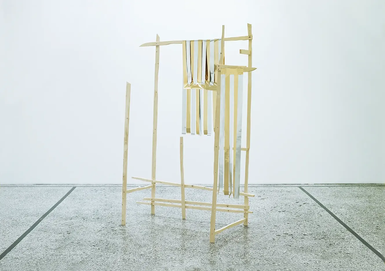 Young, 2017, Wood, Plastic, 127x224x82cm.